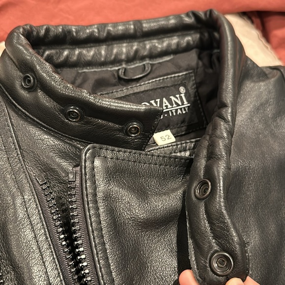 Giovani Exclusive LambSkin Black leather Jacket / Size:  52 - Picture 10 of 15